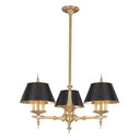 Aged Brass Cheshire Chandelier 36" by Hudson Valley