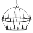 Aged Iron Howell Chandelier 47" by Hudson Valley