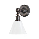 Distressed Bronze Darien Wall Sconce 8" x 14" (9601-DB) by Hudson Valley