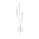White Plaster Labra Wall Sconce 5.75" by Hudson Valley