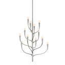Warm Silver Leaf Labra Chandelier 32" by Hudson Valley
