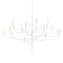 White Plaster Labra Chandelier 66" by Hudson Valley