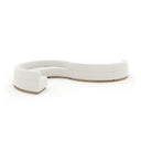 Crescent Armless Loveseat