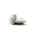 Overlap Sectional - 3-Piece Bumper - Crème Travertine by Caracole, view 2