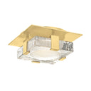 Aged Brass Bourne Semi-Flush 8" by Hudson Valley