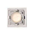 Polished Nickel Bourne Semi-Flush 8" by Hudson Valley, view 2
