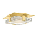 Aged Brass Bourne Semi-Flush 10.5" by Hudson Valley