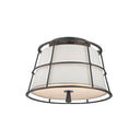 Old Bronze Savona Semi Flush 14.25" by Hudson Valley