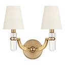 Aged Brass Dayton Wall Sconce 13.75" by Hudson Valley