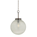 Distressed Bronze Falls Mills Pendant 16" by Hudson Valley