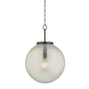 Distressed Bronze Falls Mills Pendant 20" by Hudson Valley