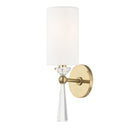 Aged Brass Birch Wall Sconce 4.75" by Hudson Valley