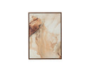 Fallen Petals III - 28" x 40" - Brown Floater Frame by Matho Sun, view 3