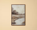 Bayou Marshlands - 24" x 36" - Brown Floater Frame by Matho Sun