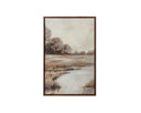 Bayou Marshlands - 24" x 36" - Brown Floater Frame by Matho Sun, view 3
