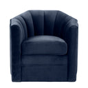 Blue Swivel Chair Delancey