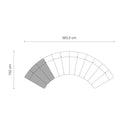 Curved Modular Sofa Lando