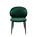 Velvet Retro Dining Armchair Volante