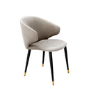 Velvet Retro Dining Armchair Volante