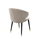 Velvet Retro Dining Armchair Volante