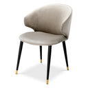 Velvet Retro Dining Armchair Volante