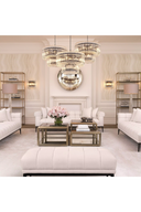 White Tufted Sofa Aurelio