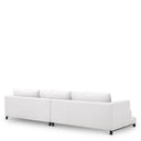Modern White Accent Sofa Burbury