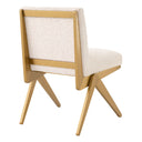 Cream Bouclé Dining Chair Fico