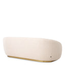 Brass Base Upholstered Sofa Brice