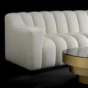 Channeled Boucle Sofa S Kelly