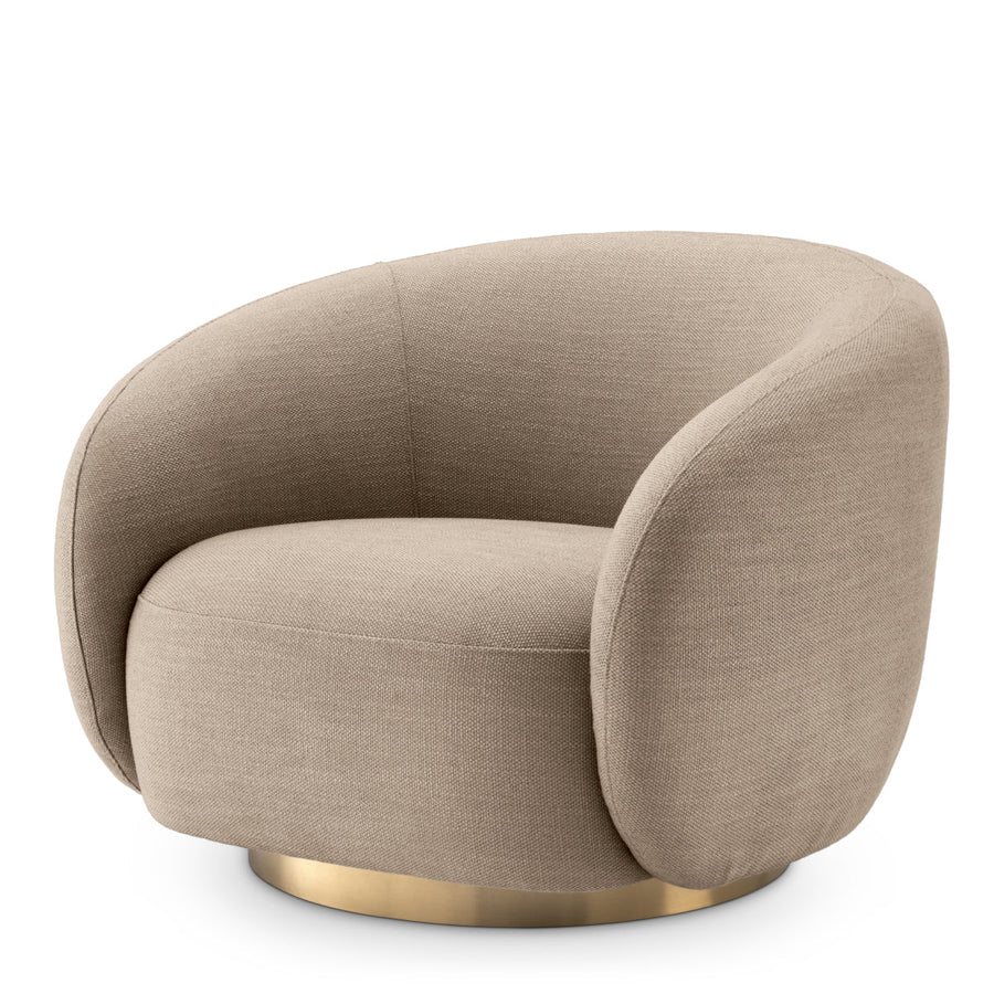 Avalon Sand Swivel Chair Brice