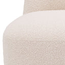 Cream Bouclé Slipper Chair Bjorn