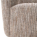 Beige Asymmetrical Swivel Chair Colin