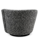 Black Asymmetrical Swivel Chair Colin