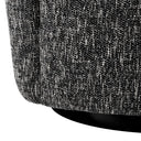 Black Asymmetrical Swivel Chair Colin