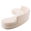 Organic-Shaped Sectional Sofa Lennox