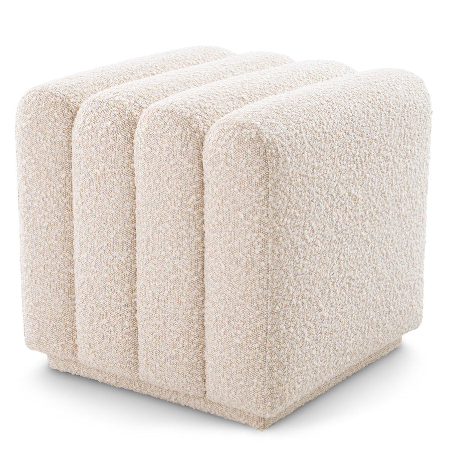Square Channel Stitched Stool Bente