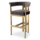 Curved-Back Bar Stool Clubhouse