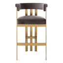 Curved-Back Bar Stool Clubhouse