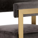 Curved-Back Bar Stool Clubhouse