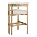 Curved-Back Bar Stool Clubhouse