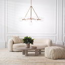 Boucle Curved Sofa Blaine