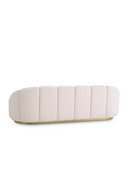 Cream Bouclé Curved Sofa Inger