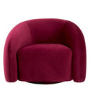 Curved Swivel Armchair Novelle