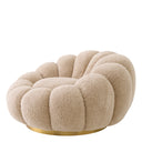 Flower Design Swivel Chair Mello
