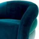 Curved Swivel Armchair Novelle