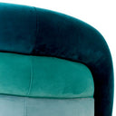 Curved Swivel Armchair Novelle