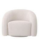 Curved Swivel Armchair Novelle