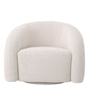 Curved Swivel Armchair Novelle