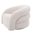 Curved Swivel Armchair Novelle